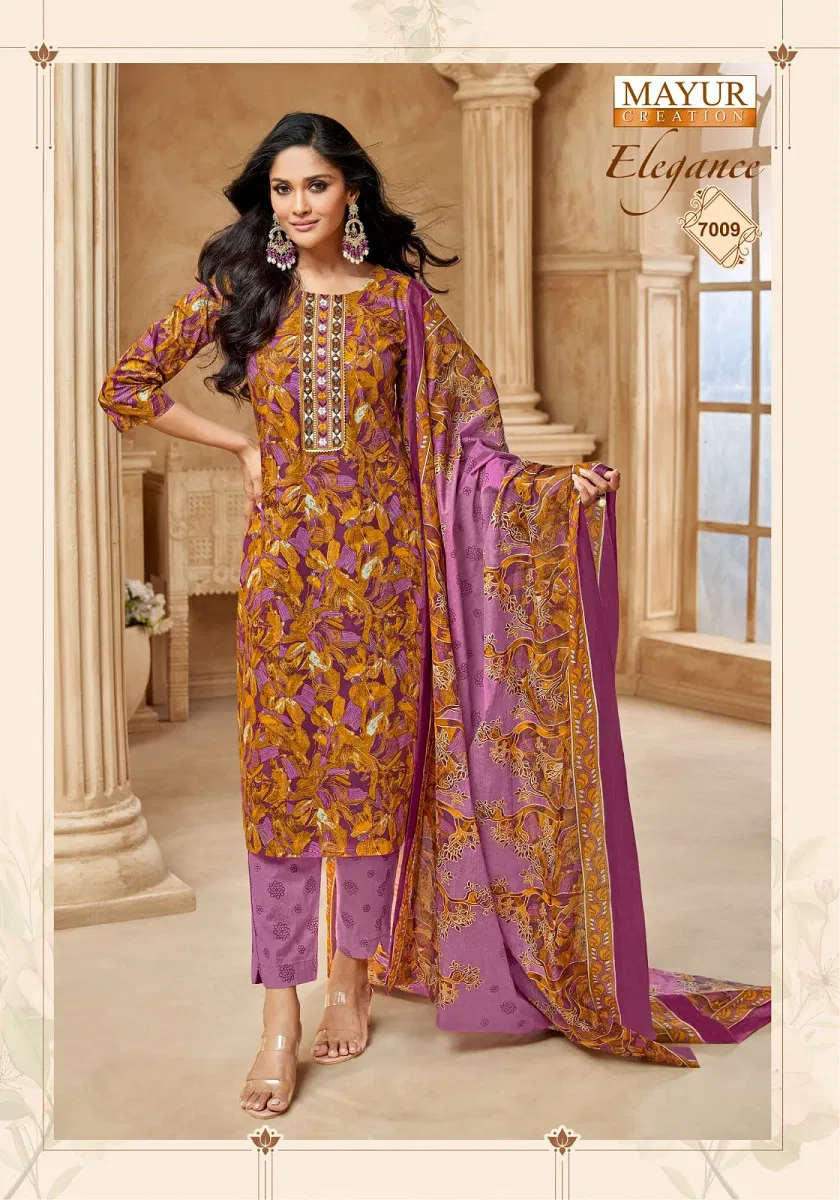 Eligance Vol 7 By Mayur Cotton Printed Dress Material Orders In India